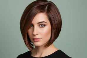 Laidback Bob: Short Square Hairstyle
