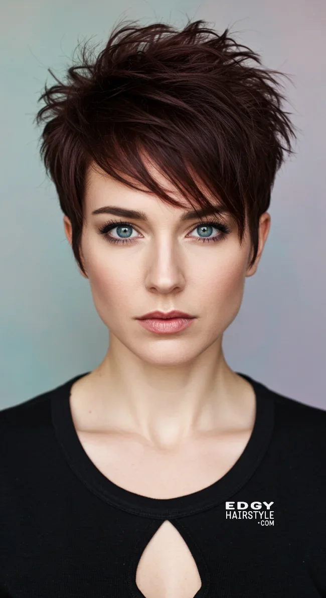 3. Choppy Textured Pixie | 15 Trendy Low-Maintenance Pixie Haircuts For Fine, Medium Or Thick Hair