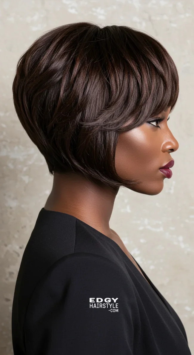 10. Textured Bob | 10 Hottest Short Hairstyles For Black Women