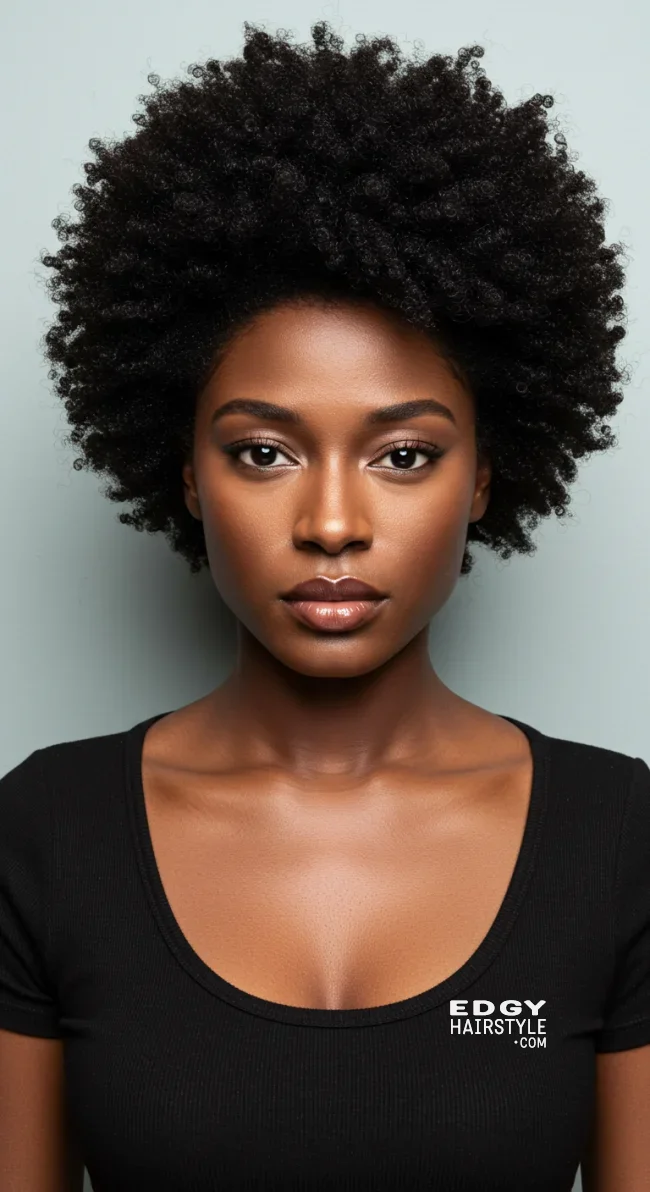 3. Short Afro | 10 Hottest Short Hairstyles For Black Women