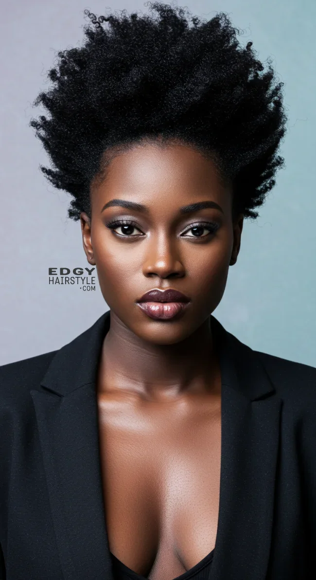 6. Frohawk | 10 Hottest Short Hairstyles For Black Women