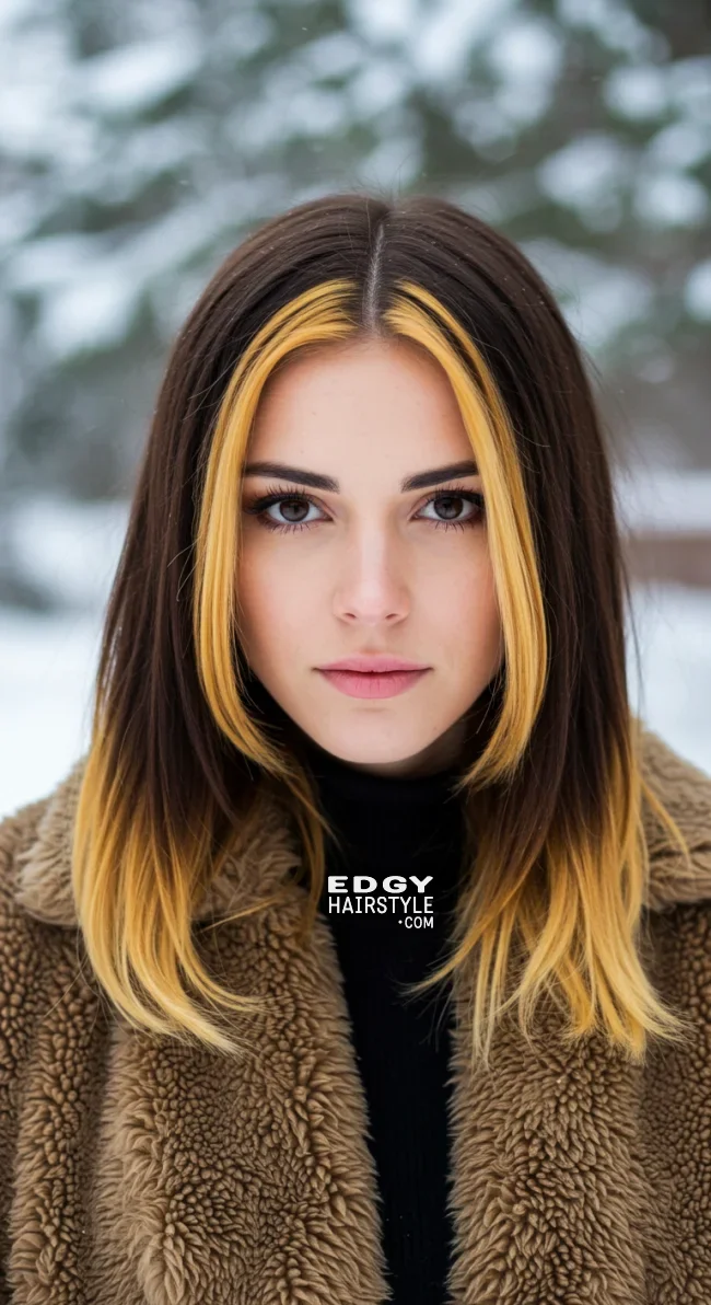 6. Face-Framing Money Pieces | 15 Ways To Rock Winter Highlights For Brown Hair
