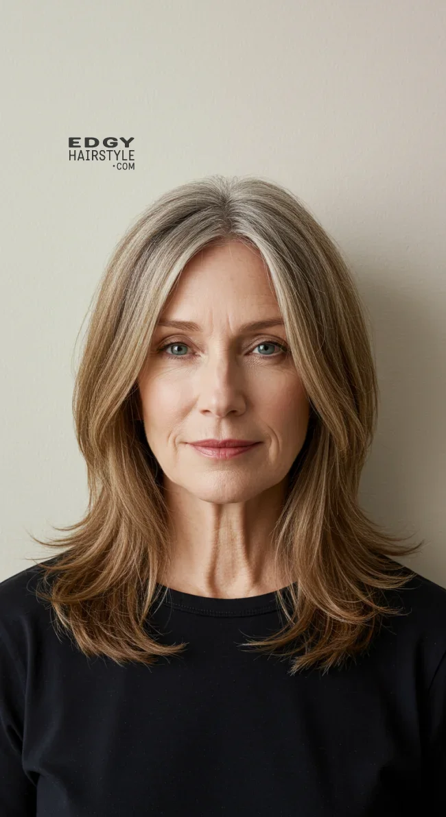 3. Shoulder-Length Layers | 15 Popular Hairstyles For Women Over 60