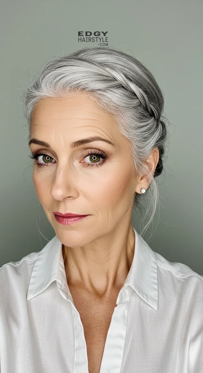 8. Classic French Twist | 15 Popular Hairstyles For Women Over 60