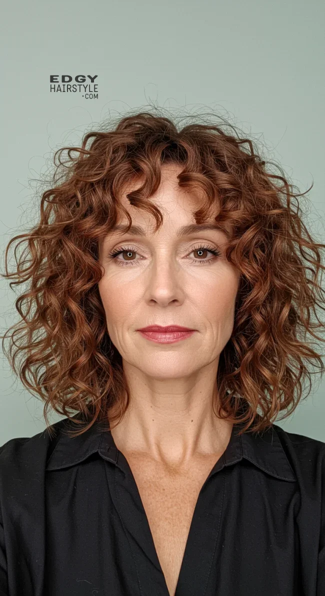 12. Voluminous Curls | 15 Popular Hairstyles For Women Over 60