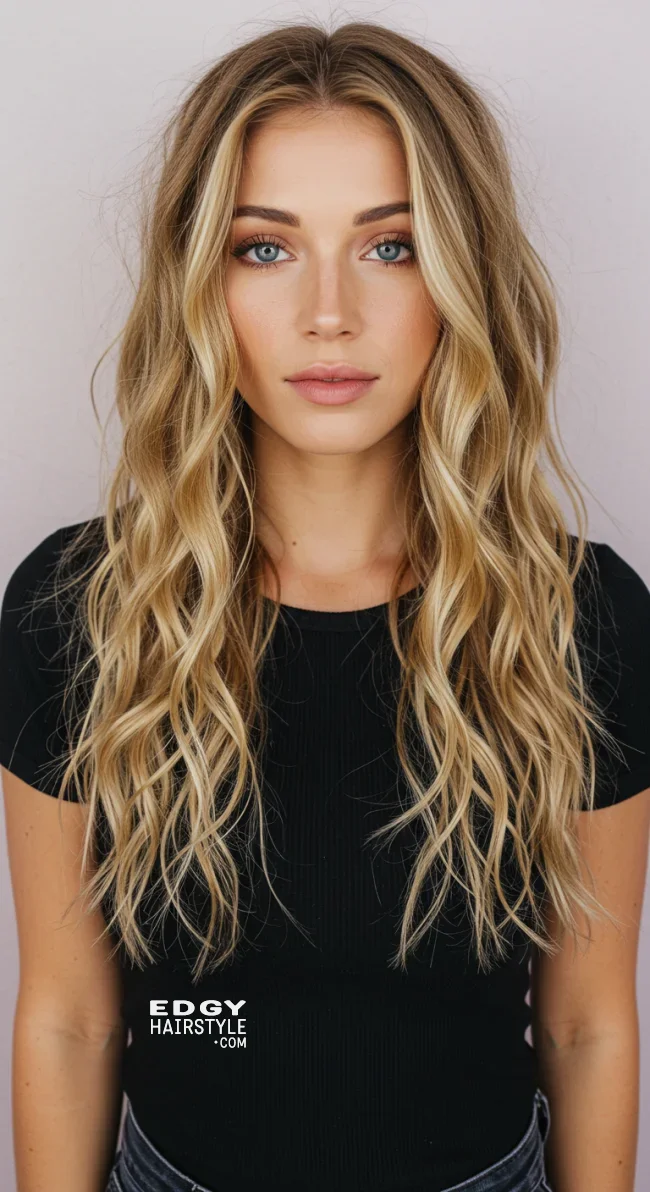 6. Beachy Waves | 15 Long Hairstyles For Women Over 50