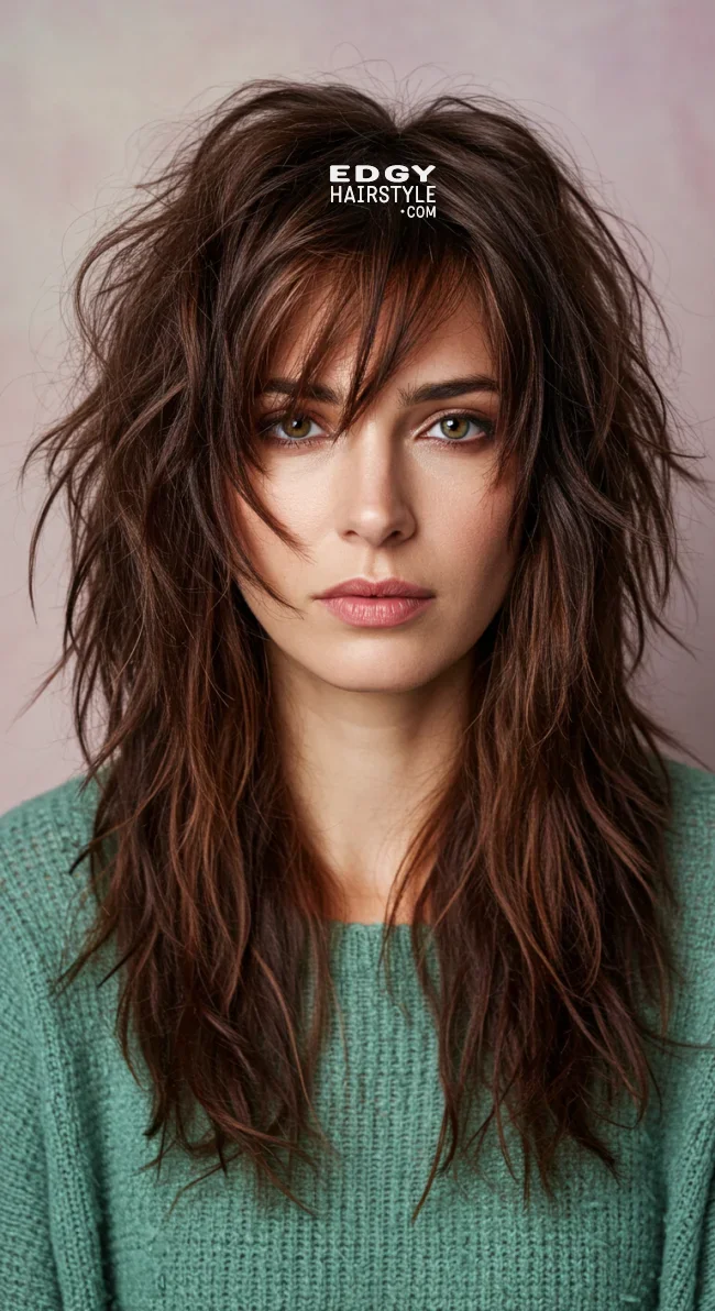 7. Long Shag Cut | 15 Long Hairstyles For Women Over 50