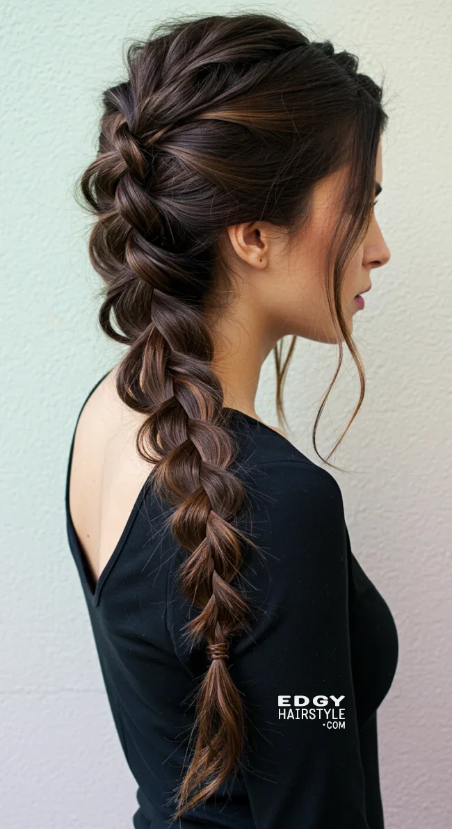 15. Long Braided Style | 15 Long Hairstyles For Women Over 50