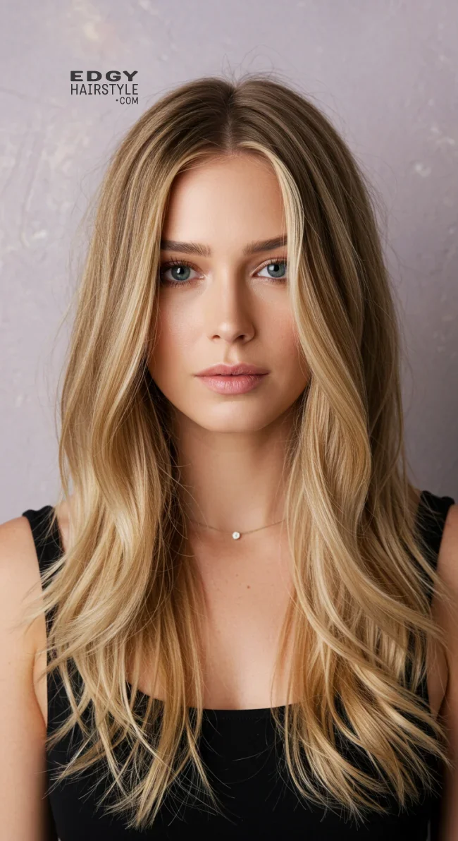 2. Feathered Ends | 15 Long Hairstyles For Women Over 50