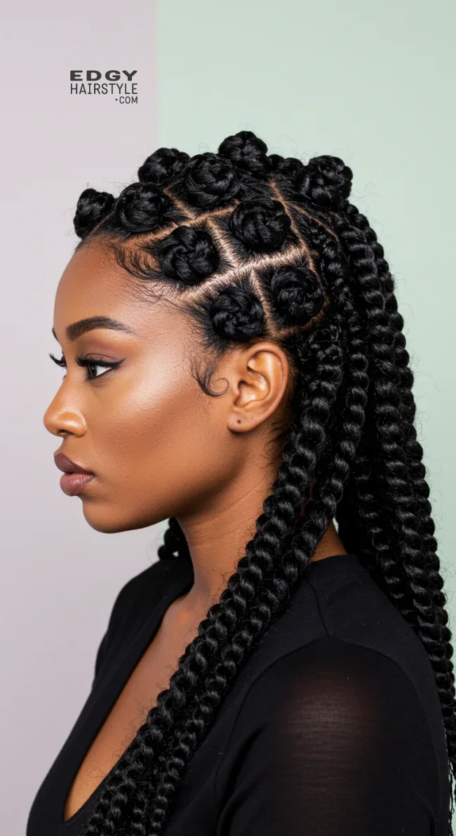 2. Bantu Knots | 7 Easy Protective Hairstyles To Safeguard Your Natural Hair