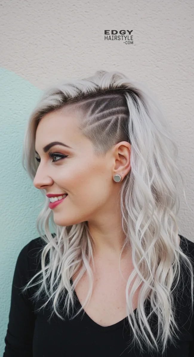4. Geometric Undercut | Trendsetting Undercut Hairstyles - Revamp Your Look