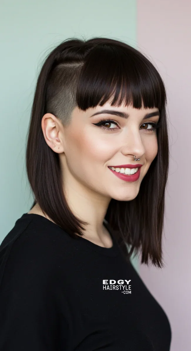 12. Undercut with Bangs | Trendsetting Undercut Hairstyles - Revamp Your Look