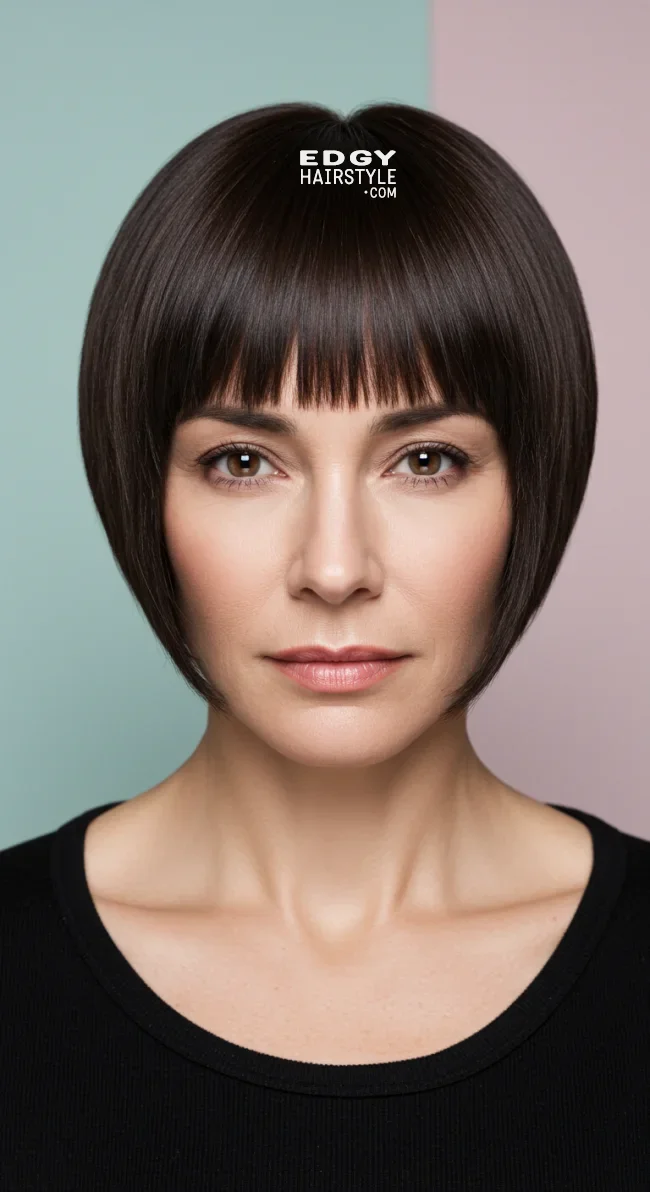 14. Blunt Cut Bob | 15 Short Hairstyles To Feel Great In Your 40S