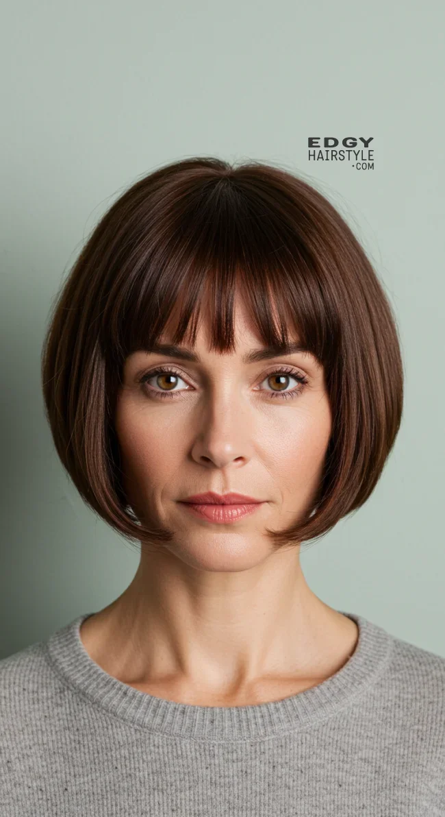 13. French Bob | 15 Short Hairstyles To Feel Great In Your 40S
