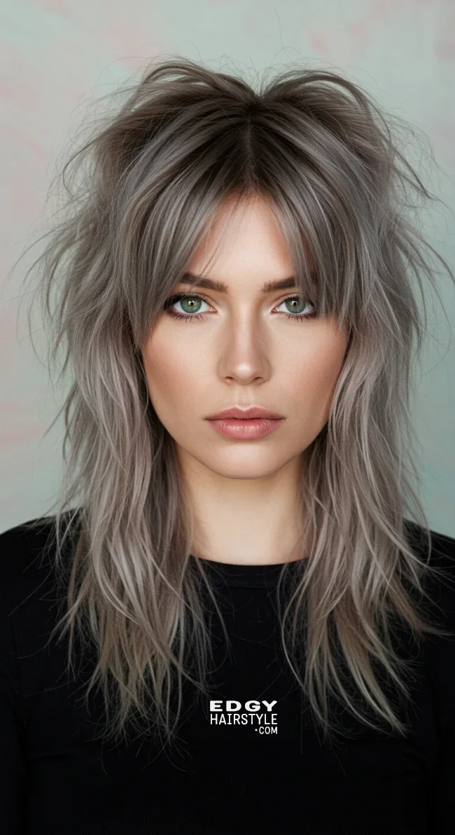 4. Messy Textured Butterfly Cut | 7 Butterfly Haircut – Different Ways To Style This Popular Tiktok Hairstyle