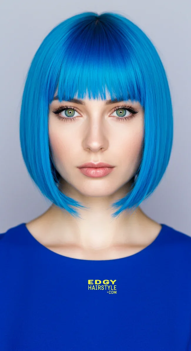 7. Electric Blue | 2025 Vogue Hair Color Trends: Embrace The Hues