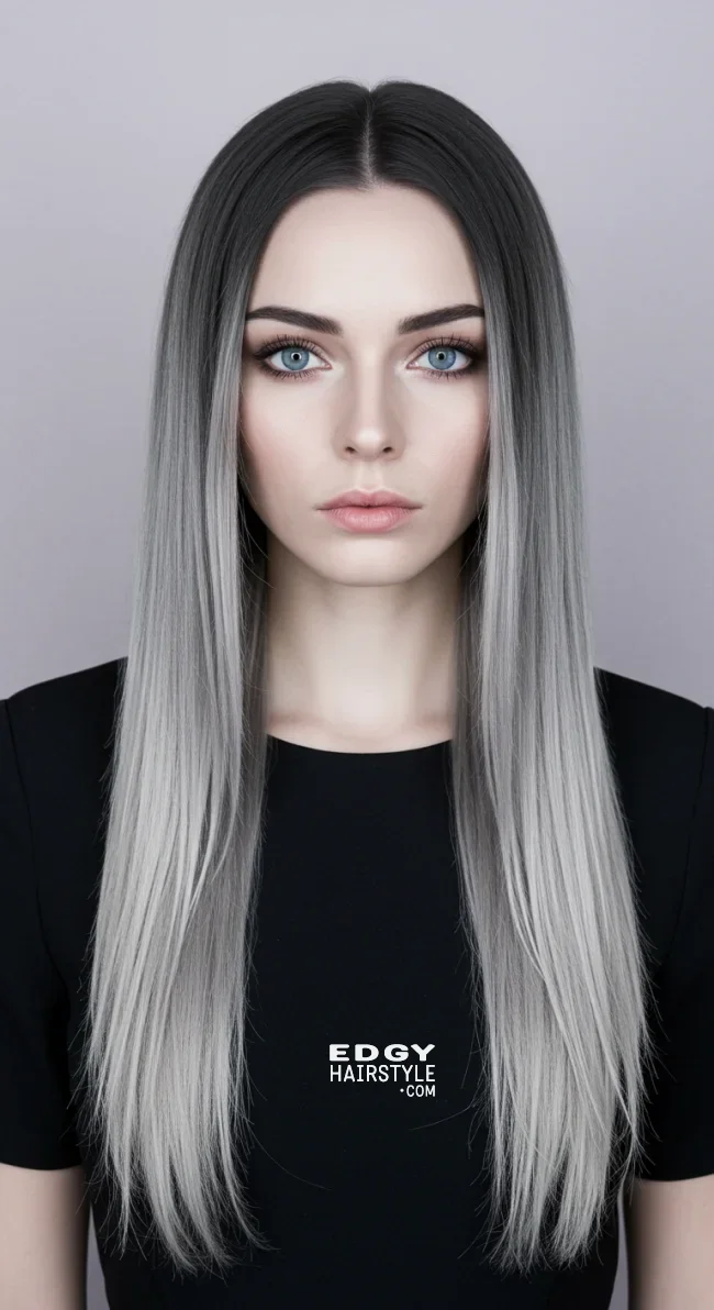 4. Smoky Gray Ombre | 2025 Vogue Hair Color Trends: Embrace The Hues