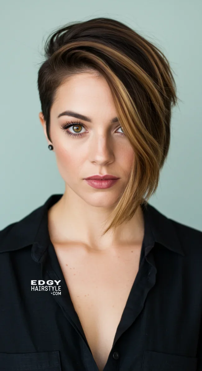 6. Undercut Balayage | Short Hair Balayage: Essential Tips For Stunning Looks