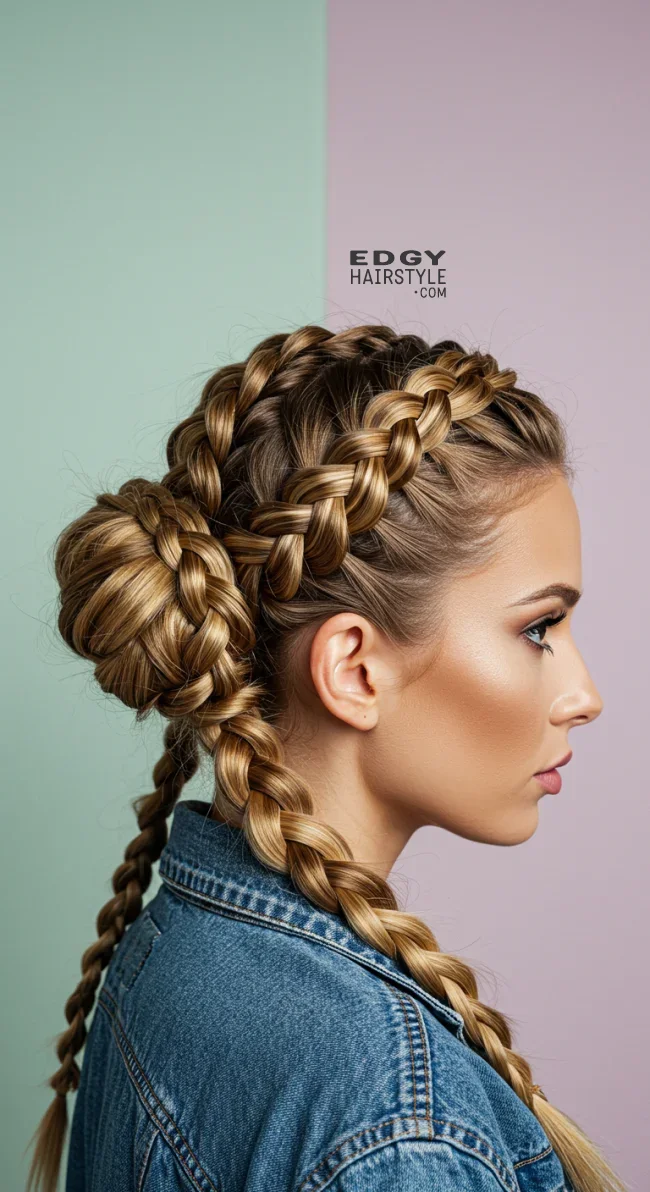 10. Braided Crown Updo | Trendy Hairstyles For Thin Hair That Transform Your Look