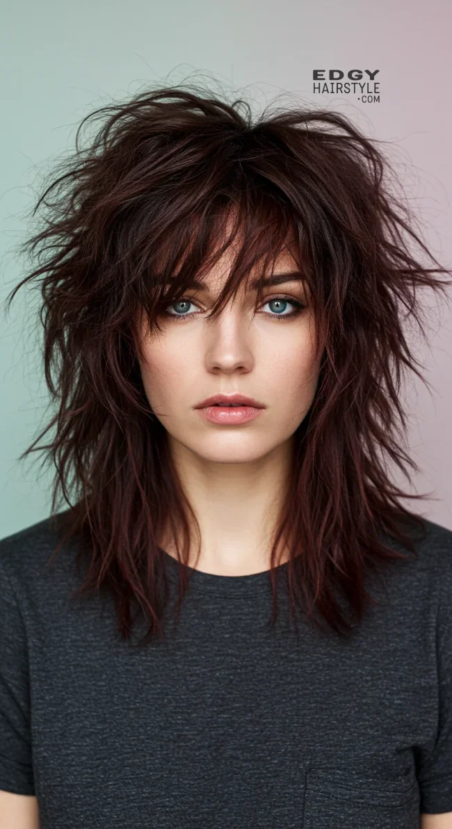 7. Choppy Shag Cut | Trendy Hairstyles For Thin Hair That Transform Your Look