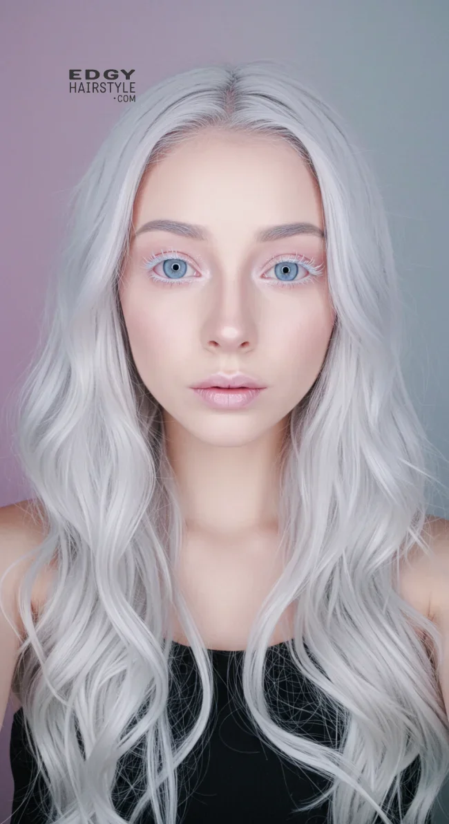 6. Ghostly Waves | Cool And Cute Halloween Hairstyles For Girls