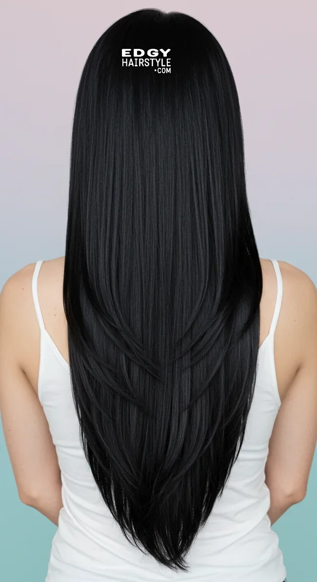 7. V-Cut Layers | Trendy Layered Hairstyles: Unlocking Timeless Elegance