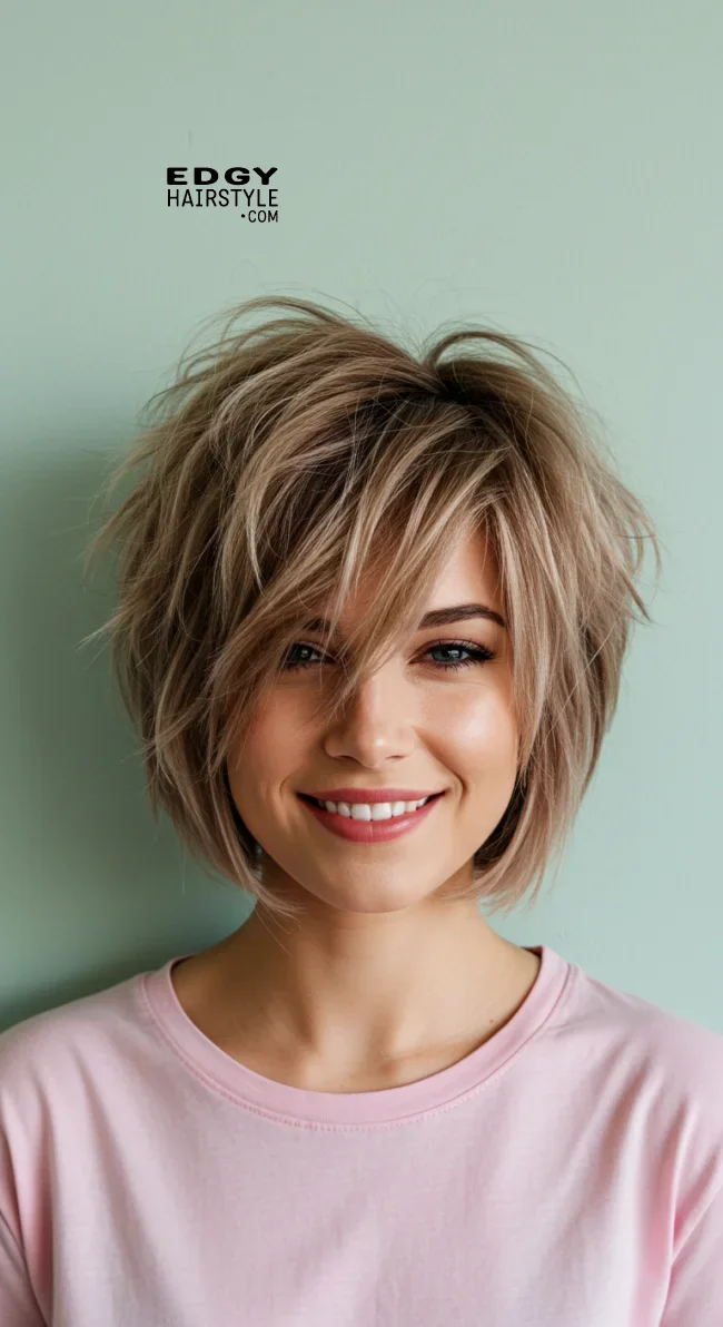 15. Tousled Layered Bob | Trendy Layered Hairstyles: Unlocking Timeless Elegance