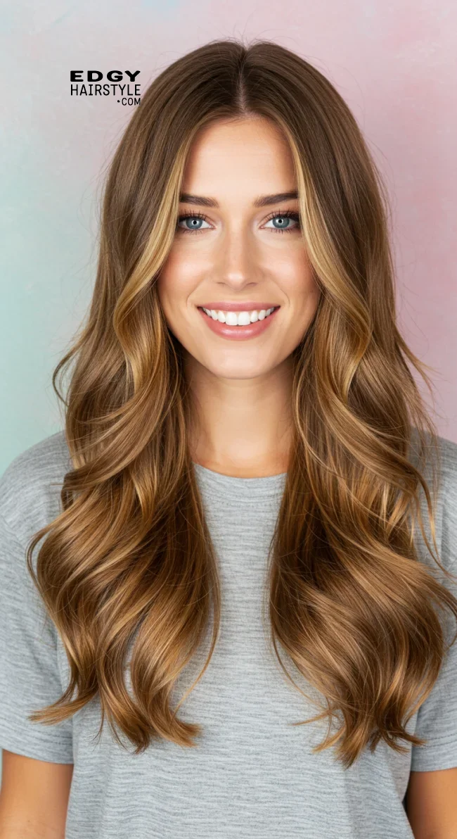 18. Cascading Layered Waves | Trendy Layered Hairstyles: Unlocking Timeless Elegance