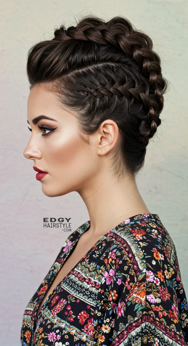 10. Faux Hawk Braid | 10 Best Concert Hairstyles: Easy &Amp; Stylish Looks For Every Show