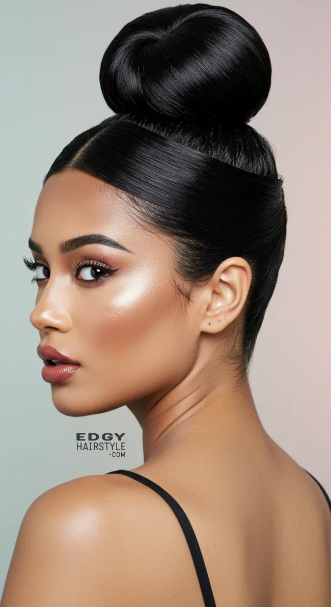 4. Sleek High Bun | 10 Best Concert Hairstyles: Easy &Amp; Stylish Looks For Every Show