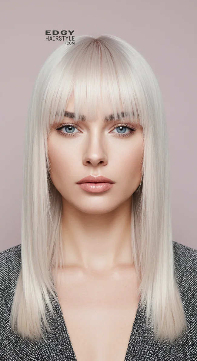4. Blunt Fringe | 10 Fringe Hairstyles That Won’t Go Unnoticed