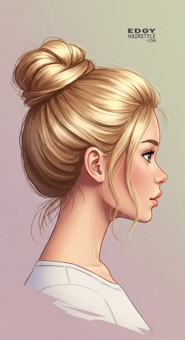 5. Half-Up Bun | Stylish Hairstyles For Children - Adorable Trends