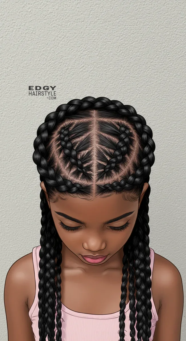 10. Crown Braid | Stylish Hairstyles For Children - Adorable Trends