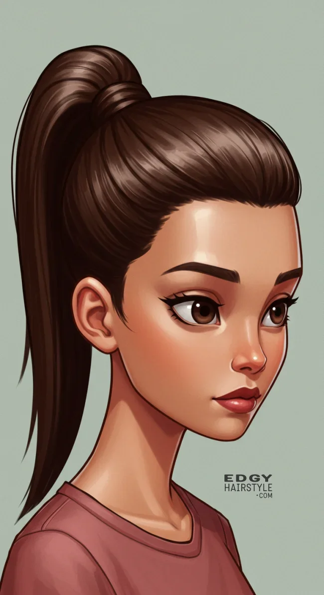 8. High Ponytail | Stylish Hairstyles For Children - Adorable Trends