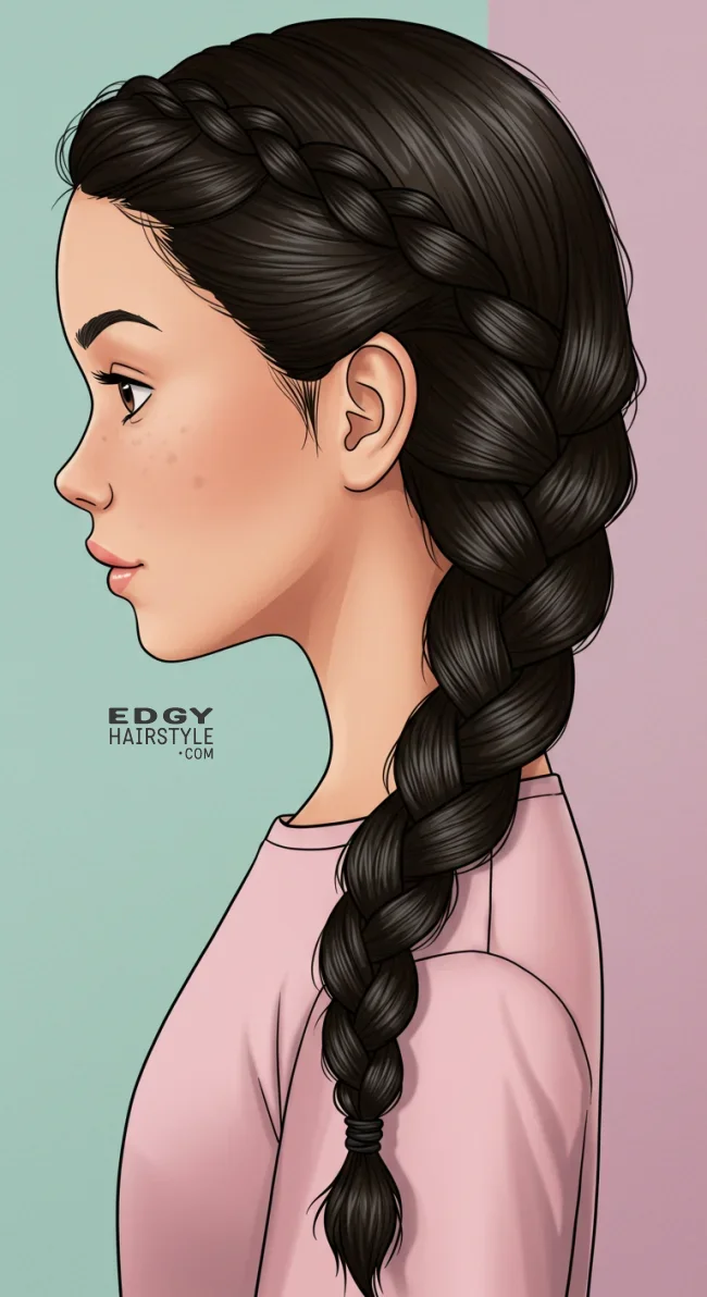 4. French Braid | Stylish Hairstyles For Children - Adorable Trends