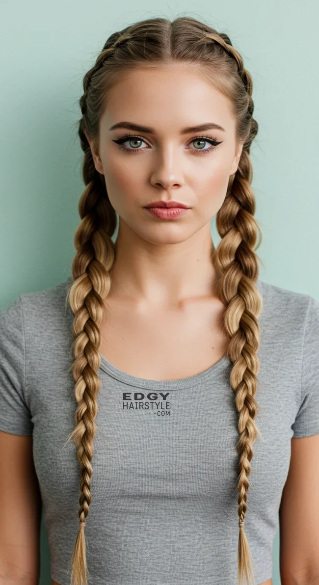 6. Braided Pigtails | 8 Baddie Hairstyles To Elevate Your Style Game