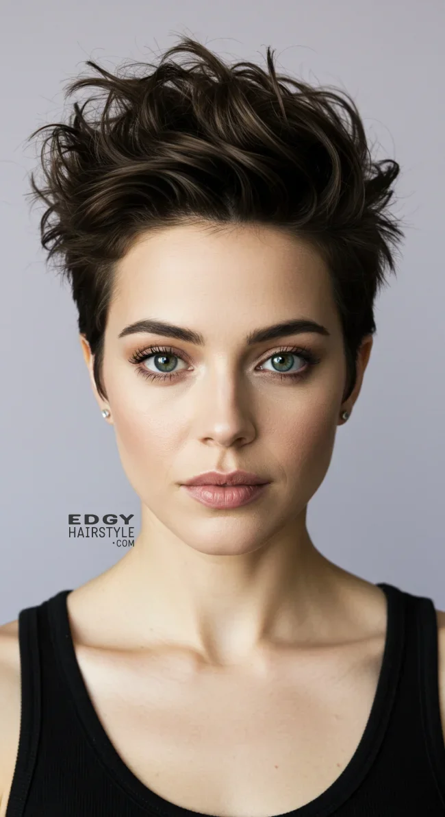11. Undercut with Tousled Top | 15 Flattering Short Haircuts For Square Faces