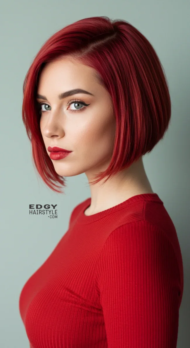 8. Angled Bob | 15 Flattering Short Haircuts For Square Faces