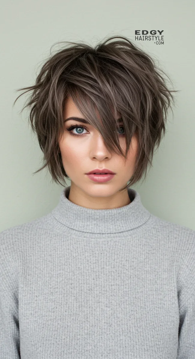 7. Choppy Bob | 15 Flattering Short Haircuts For Square Faces