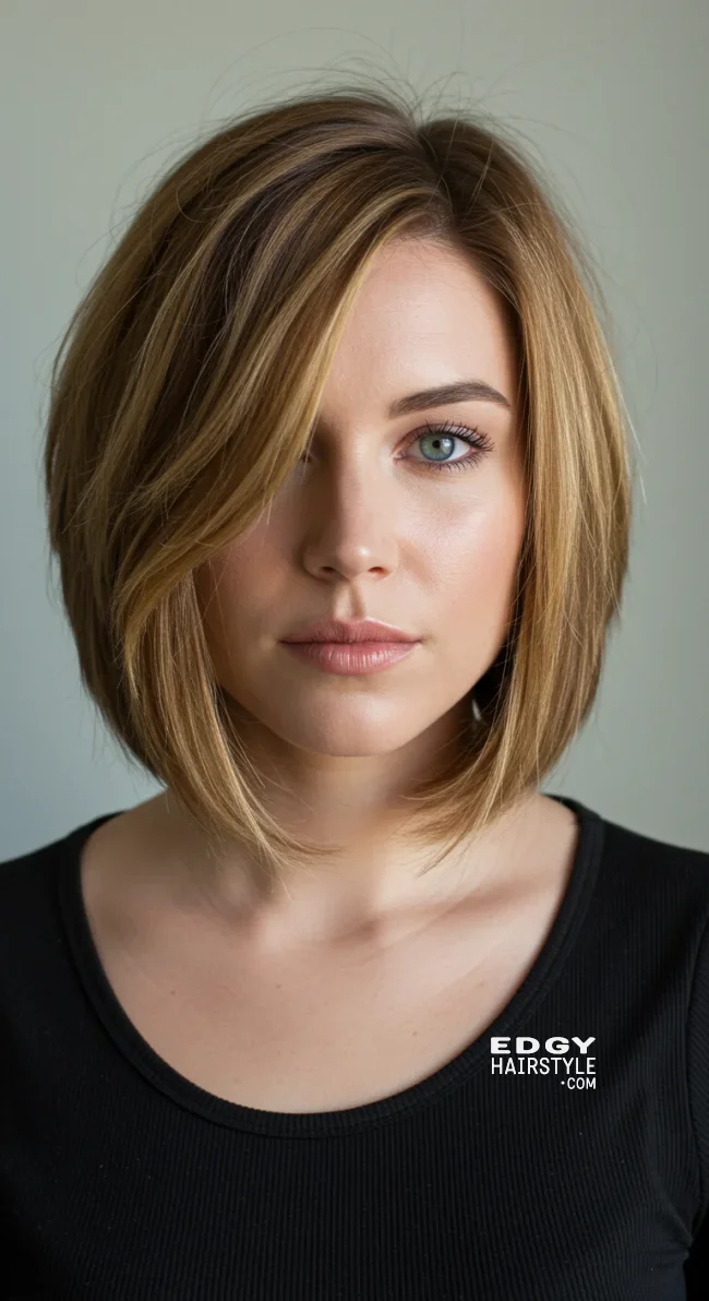 4. Layered Bob | 15 Flattering Short Haircuts For Square Faces