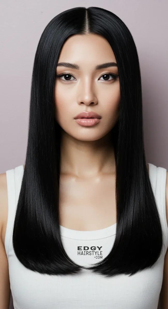 3. Sleek and Straight Blowout | Blowout Hair Is Now Celebrating Its Comeback - Diy Blowout Hair Tips