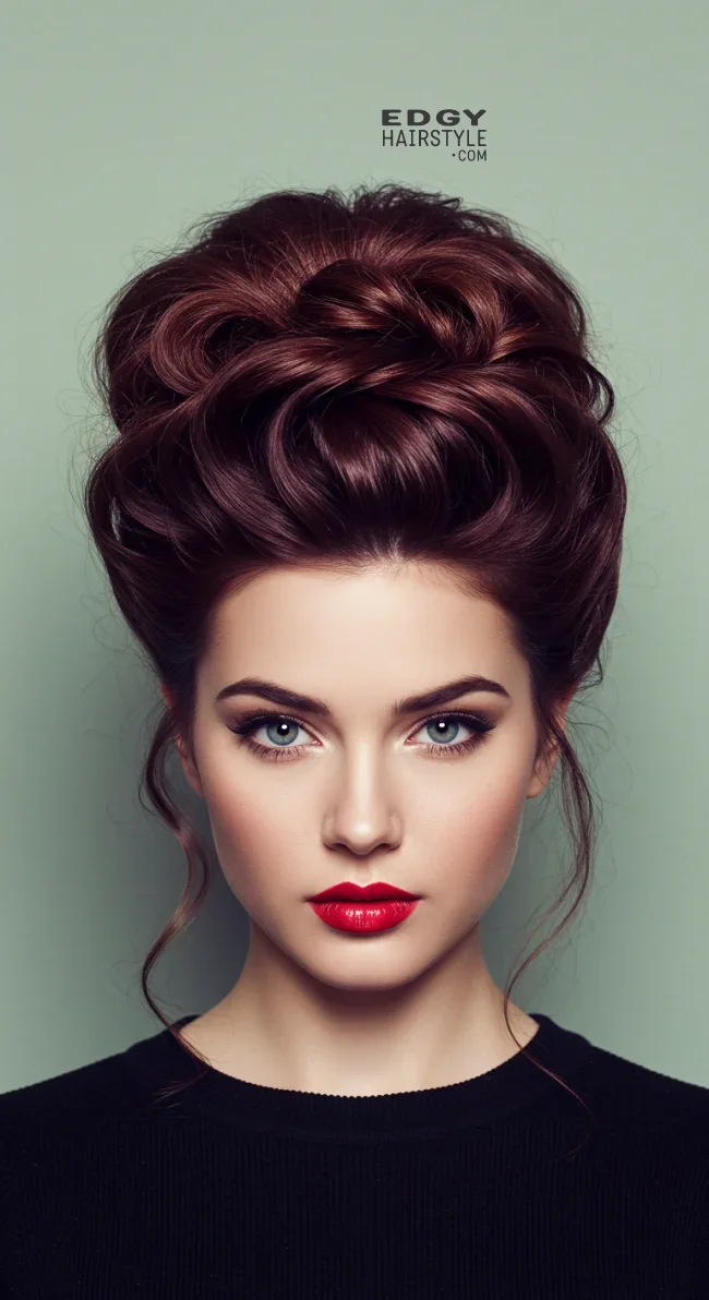 11. Updo Blowout | Blowout Hair Is Now Celebrating Its Comeback - Diy Blowout Hair Tips