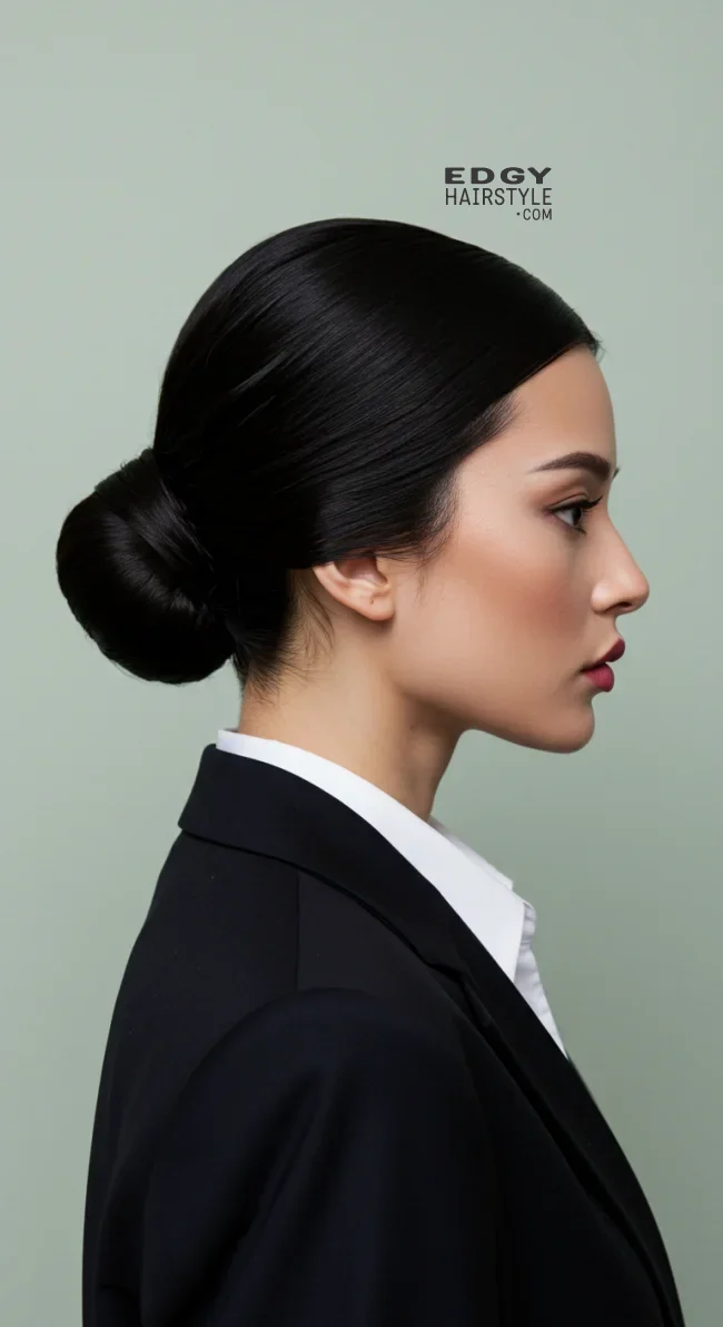 2. Sleek Low Bun | 15 Formal Hairstyles For Timeless Beauty