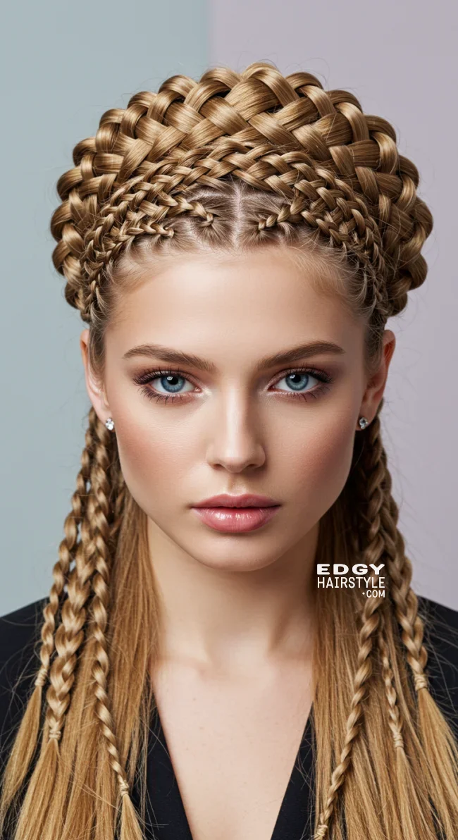 4. Intricate Braided Crown | 15 Formal Hairstyles For Timeless Beauty