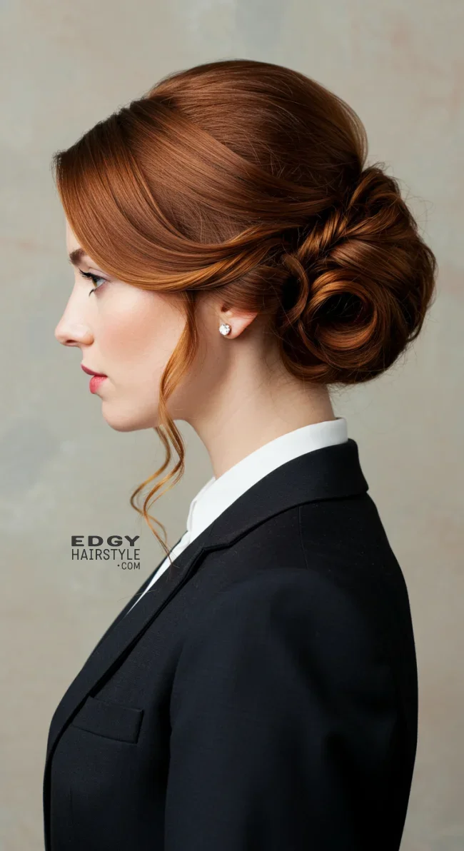 3. Elegant French Twist | 15 Formal Hairstyles For Timeless Beauty