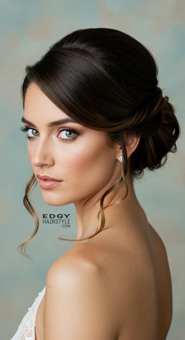 6. Side-Swept Updo | 15 Formal Hairstyles For Timeless Beauty