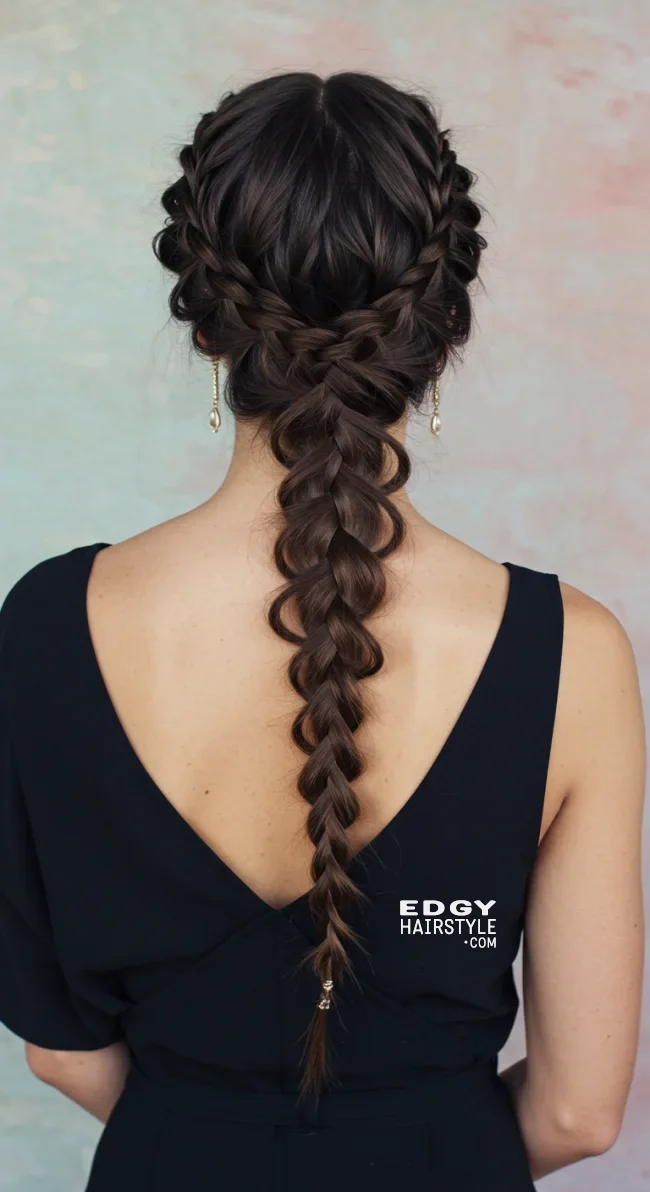 9. Timeless Fishtail Braid | 15 Formal Hairstyles For Timeless Beauty