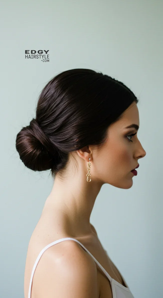 9. Modern Low Bun | Perfect Wedding Hairstyles: Timeless Trends For Your Special Day