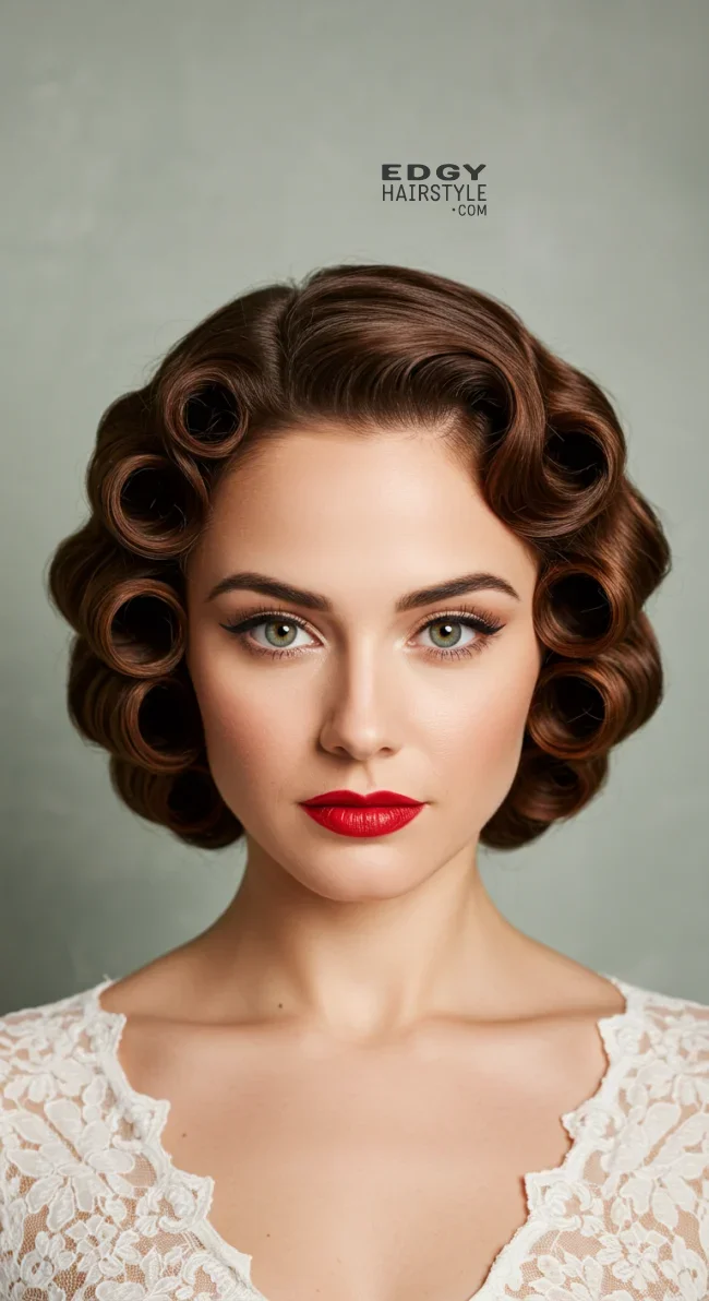 10. Vintage Victory Rolls | Perfect Wedding Hairstyles: Timeless Trends For Your Special Day