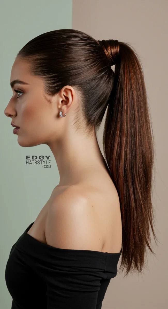 14. Sleek High Ponytail with a Twist | Perfect Wedding Hairstyles: Timeless Trends For Your Special Day